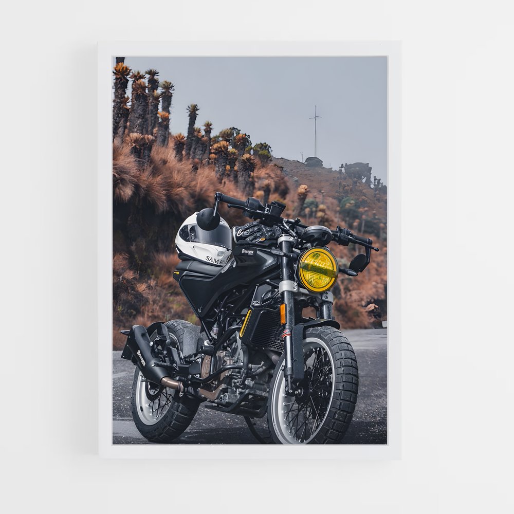 Poster Svartpilen fascinant – affiche Husqvarna (vue 3)